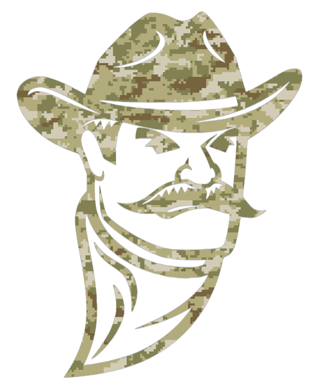 New Mexico State Aggies Team Logo Salute to Service Camouflage Camo Vinyl Decal PICK SIZE