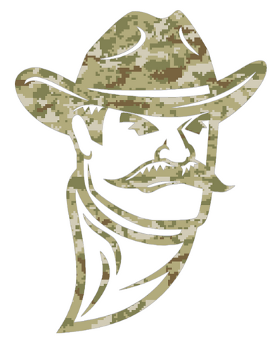 New Mexico State Aggies Team Logo Salute to Service Camouflage Camo Vinyl Decal PICK SIZE