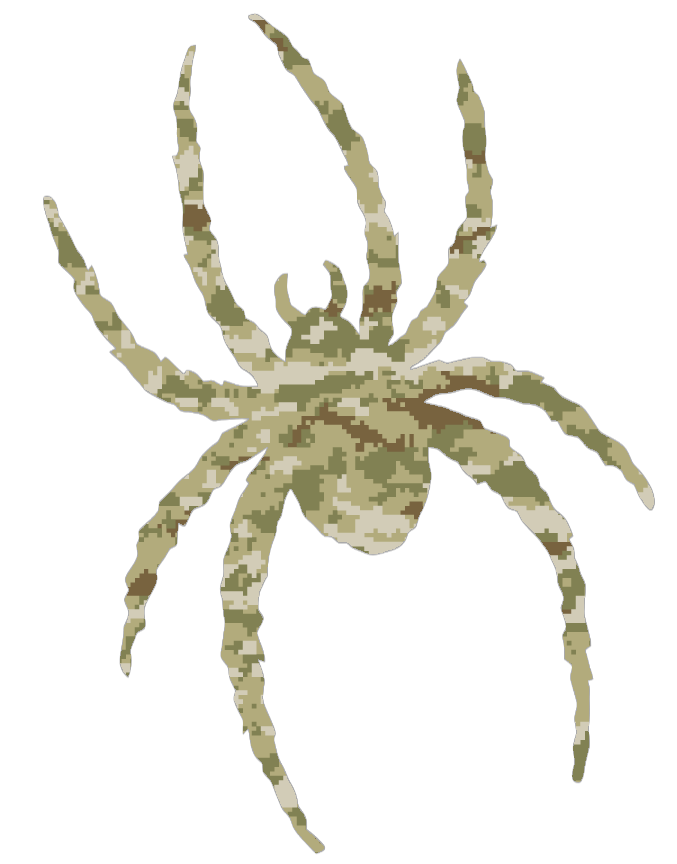 Richmond Spiders Team Logo Salute to Service Camouflage Camo Vinyl Decal PICK SIZE