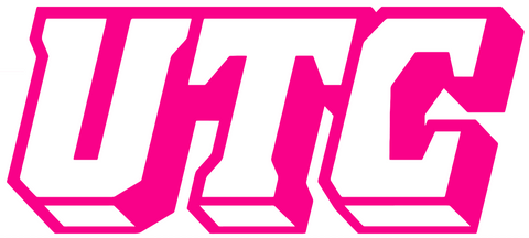 Chattanooga Mocs Hot Pink Retro Throwback UTC Logo Premium DieCut Vinyl Decal PICK SIZE