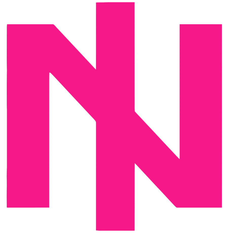 Northern Illinois Huskies Hot Pink Retro Throwback Logo Premium DieCut Vinyl Decal PICK SIZE