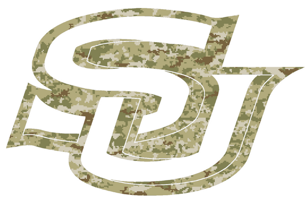 Southern Jaguars Team Logo Salute to Service Camouflage Camo Vinyl Decal PICK SIZE