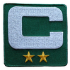 2025 Green Captain C Patch w/ Stars Iron On Jersey Football Captains Patch Premium Embroidered Stitched