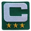 2025 Green Captain C Patch w/ Stars Iron On Jersey Football Captains Patch Premium Embroidered Stitched