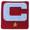 2025 Red Captain C Patch w/ Stars Iron On Jersey Football Captains Patch Premium Embroidered Stitched