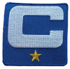 2025 Royal Blue Captain C Patch w/ Stars Iron On Jersey Football Captains Patch Premium Embroidered Stitched