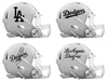 Los Angeles Dodgers Custom Concept White Mini Riddell Speed Football Helmet - SportsJewelryProShop