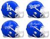 Los Angeles Dodgers Custom Concept Royal Blue Mini Riddell Speed Football Helmet - SportsJewelryProShop