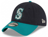 Seattle Mariners Swarovski Crystal Bling Womens Teal New Era Adjustable Hat
