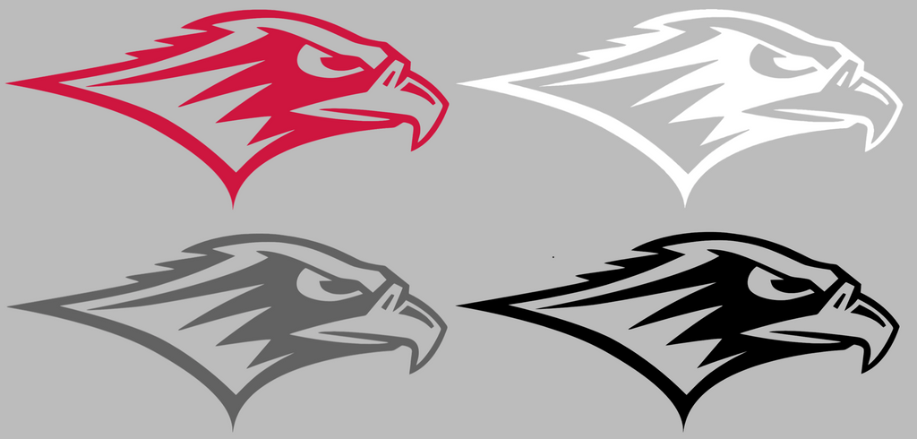Seattle Redhawks Mascot Logo Premium DieCut Vinyl Decal PICK COLOR & SIZE