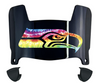 Seattle Seahawks Limited Edition Mini Football Helmet Visor Shield w/ Clips - PICK VISOR & LOGO COLOR