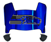 Seattle Seahawks Limited Edition Mini Football Helmet Visor Shield w/ Clips - PICK VISOR & LOGO COLOR