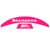 Seattle Seahawks MIDI Mid Size SpeedFlex Football Helmet Front & Back Bumper Decal Set - Pick Color