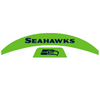 Seattle Seahawks MIDI Mid Size SpeedFlex Football Helmet Front & Back Bumper Decal Set - Pick Color