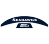 Seattle Seahawks MIDI Mid Size SpeedFlex Football Helmet Front & Back Bumper Decal Set - Pick Color