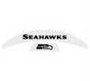 Seattle Seahawks MIDI Mid Size SpeedFlex Football Helmet Front & Back Bumper Decal Set - Pick Color