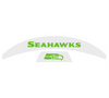 Seattle Seahawks MIDI Mid Size SpeedFlex Football Helmet Front & Back Bumper Decal Set - Pick Color