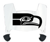 Seattle Seahawks Retro Throwback Mini Football Helmet Visor Shield w/ Clips - PICK VISOR & LOGO COLOR