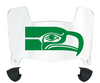 Seattle Seahawks Retro Throwback Mini Football Helmet Visor Shield w/ Clips - PICK VISOR & LOGO COLOR