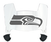 Seattle Seahawks Mini Football Helmet Visor Shield w/ Clips - PICK VISOR & LOGO COLOR