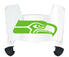 Seattle Seahawks Mini Football Helmet Visor Shield w/ Clips - PICK VISOR & LOGO COLOR