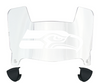 Seattle Seahawks Mini Football Helmet Visor Shield w/ Clips - PICK VISOR & LOGO COLOR