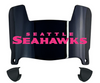 Seattle Seahawks Limited Edition Mini Football Helmet Visor Shield w/ Clips - PICK VISOR & LOGO COLOR