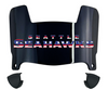 Seattle Seahawks Limited Edition Mini Football Helmet Visor Shield w/ Clips - PICK VISOR & LOGO COLOR