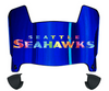 Seattle Seahawks Limited Edition Mini Football Helmet Visor Shield w/ Clips - PICK VISOR & LOGO COLOR