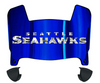 Seattle Seahawks Limited Edition Mini Football Helmet Visor Shield w/ Clips - PICK VISOR & LOGO COLOR