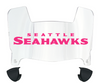 Seattle Seahawks Limited Edition Mini Football Helmet Visor Shield w/ Clips - PICK VISOR & LOGO COLOR
