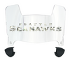 Seattle Seahawks Limited Edition Mini Football Helmet Visor Shield w/ Clips - PICK VISOR & LOGO COLOR