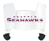Seattle Seahawks Limited Edition Mini Football Helmet Visor Shield w/ Clips - PICK VISOR & LOGO COLOR