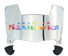 Seattle Seahawks Limited Edition Mini Football Helmet Visor Shield w/ Clips - PICK VISOR & LOGO COLOR