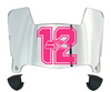 Seattle Seahawks Limited Edition Mini Football Helmet Visor Shield w/ Clips - PICK VISOR & LOGO COLOR