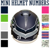 Seattle Seahawks Jersey Style Vinyl Number Decal Sheet Set of 50 #0-9 - Pick Color & Size