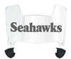 Seattle Seahawks Retro Throwback Mini Football Helmet Visor Shield w/ Clips - PICK VISOR & LOGO COLOR