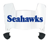 Seattle Seahawks Retro Throwback Mini Football Helmet Visor Shield w/ Clips - PICK VISOR & LOGO COLOR