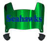 Seattle Seahawks Retro Throwback Mini Football Helmet Visor Shield w/ Clips - PICK VISOR & LOGO COLOR