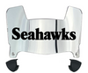 Seattle Seahawks Retro Throwback Mini Football Helmet Visor Shield w/ Clips - PICK VISOR & LOGO COLOR