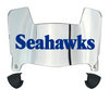 Seattle Seahawks Retro Throwback Mini Football Helmet Visor Shield w/ Clips - PICK VISOR & LOGO COLOR