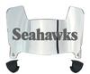Seattle Seahawks Retro Throwback Mini Football Helmet Visor Shield w/ Clips - PICK VISOR & LOGO COLOR