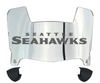Seattle Seahawks Mini Football Helmet Visor Shield w/ Clips - PICK VISOR & LOGO COLOR