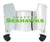 Seattle Seahawks Mini Football Helmet Visor Shield w/ Clips - PICK VISOR & LOGO COLOR