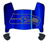 Seattle Seahawks Mini Football Helmet Visor Shield w/ Clips - PICK VISOR & LOGO COLOR