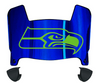 Seattle Seahawks Mini Football Helmet Visor Shield w/ Clips - PICK VISOR & LOGO COLOR