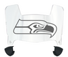 Seattle Seahawks Mini Football Helmet Visor Shield w/ Clips - PICK VISOR & LOGO COLOR