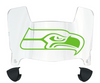 Seattle Seahawks Mini Football Helmet Visor Shield w/ Clips - PICK VISOR & LOGO COLOR