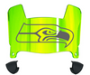 Seattle Seahawks Mini Football Helmet Visor Shield w/ Clips - PICK VISOR & LOGO COLOR