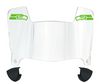 Seattle Seahawks Mini Football Helmet Visor Shield w/ Clips - PICK VISOR & LOGO COLOR